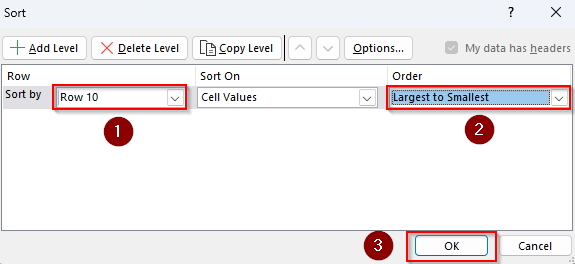 Flipping Table Data Order Horizontally (By Rows) by Sorting a Helper Column