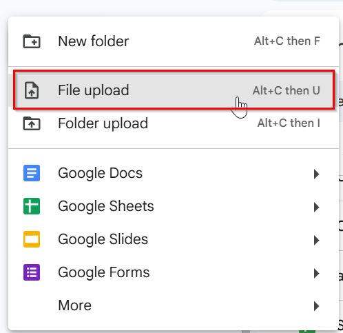 Directly Opening an Excel File into Google Sheets