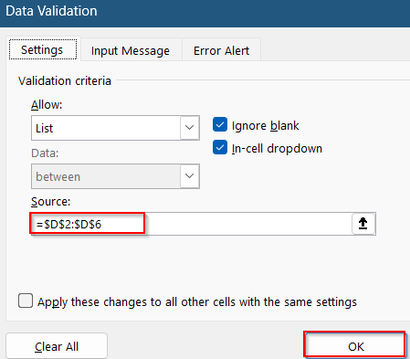 Edit Source for Fixed Lists Manually
