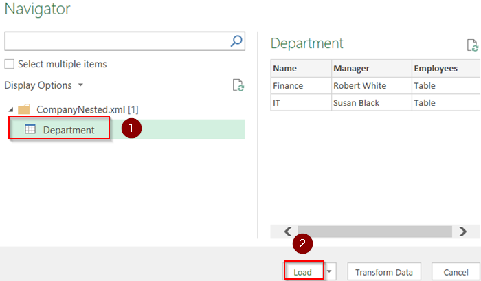 Use Power Query for Complex XML Structures