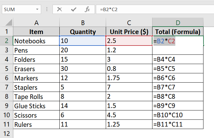 Using Replace Formula and F9 Shortcut