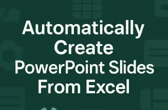 featured image - automatically create powerpoint slides from excel