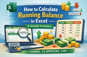featured image - calculate running balance in excel