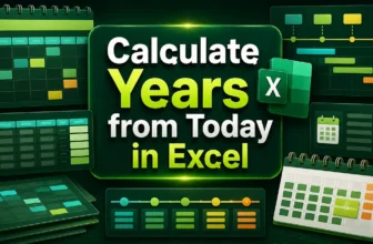 featured image - calculate years in excel from today