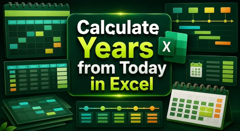 featured image - calculate years in excel from today