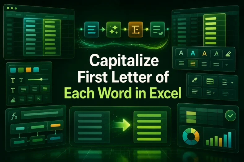 featured image - capitalize first letter of each word excel
