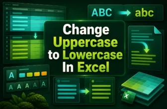 featured image - change upper case to lower case in excel