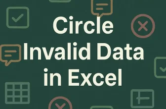 featured image - circle invalid data in excel