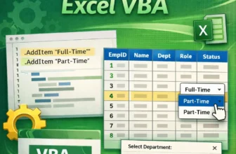 featured image - combobox add item vba