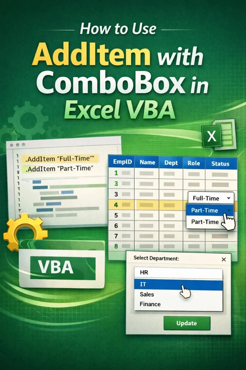featured image - combobox add item vba