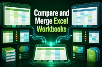 featured image - compare and merge excel workbooks