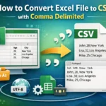 featured image - convert excel to csv comma delimited