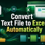 featured image - convert text file to excel automatically