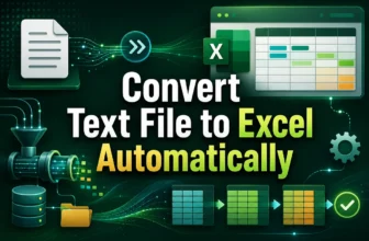 featured image - convert text file to excel automatically