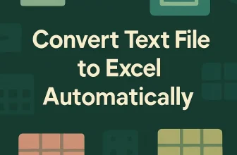 featured image - convert text file to excel automatically
