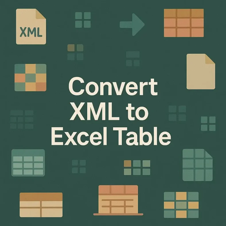 featured image - convert xml to excel table