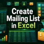 featured image - creating a mailing list in excel