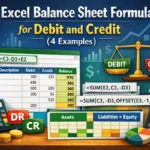 featured image - debit credit balance sheet excel formula