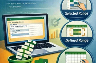 featured image - delete empty rows in excel vba