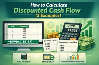 featured image - discounted cash flow formula in excel