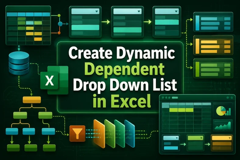 featured image - excel dynamic dependent drop down list
