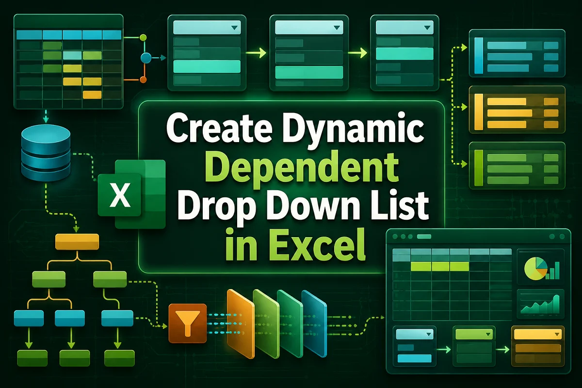 How to Create a Dynamic Dependent Drop Down List in Excel - Excel Insider