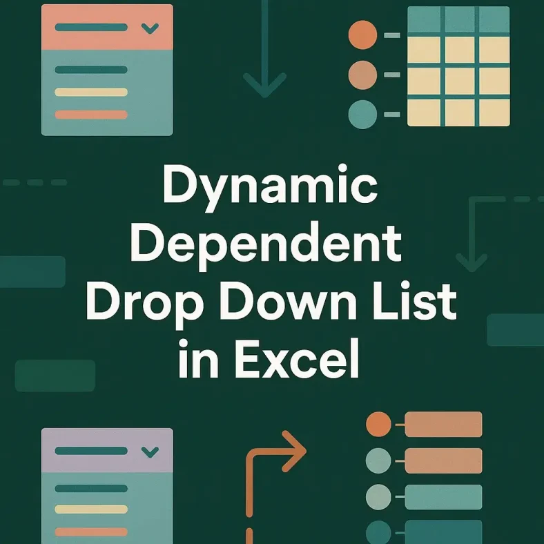 featured image - excel dynamic dependent drop down list