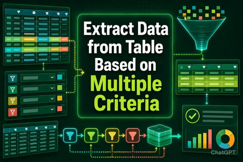 featured image - excel extract data from table based on multiple criteria