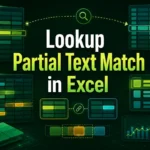featured image - excel lookup partial text match