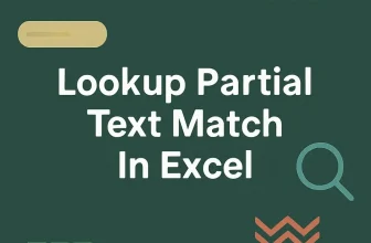 featured image - excel lookup partial text match
