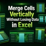 featured image - excel merge cells vertically without losing data