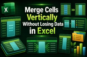 featured image - excel merge cells vertically without losing data