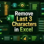 featured image - excel remove last 3 characters