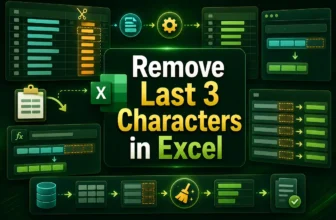 featured image - excel remove last 3 characters