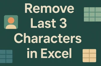 featured image - excel remove last 3 characters