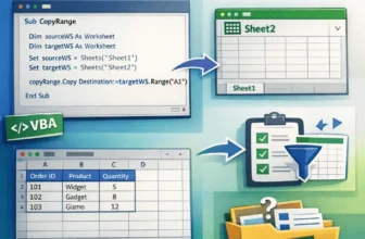 featured image - excel vba copy range to another sheet