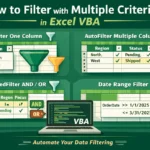 featured image - excel vba filter multiple criteria