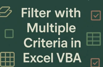 featured image - excel vba filter multiple criteria