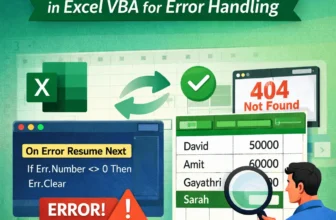 featured image - excel vba on error resume next