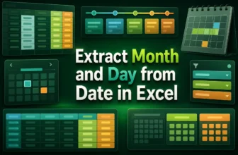 featured image - extract month and date from date in excel