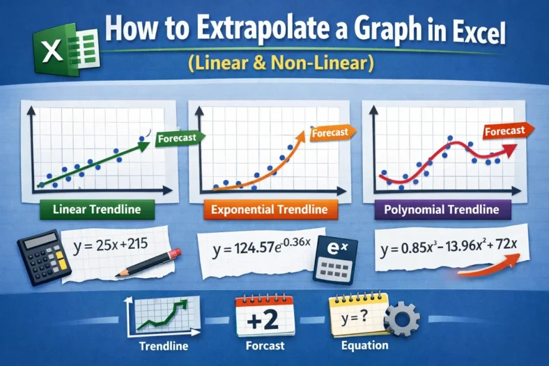 featured image - extrapolate a graph in excel