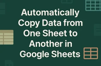 featured image - google sheets copy data from one sheet to another automatically