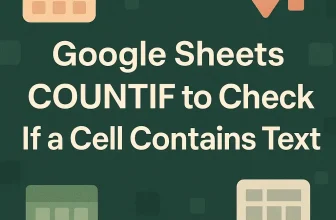 featured image - google sheets countif contains text