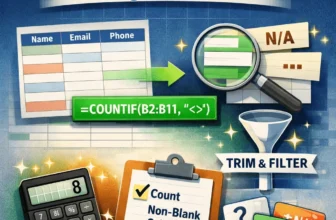 featured image - google sheets countif not blank
