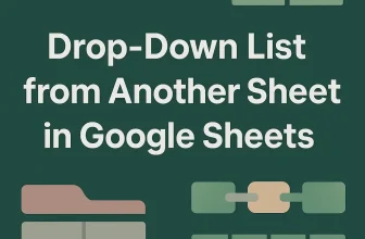 featured image - google sheets drop down list from another sheet