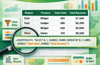 featured image - google sheets query group by multiple columns