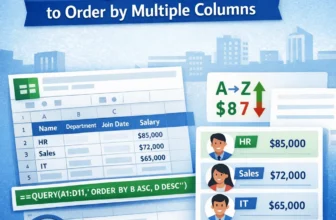 featured image - google sheets query order by multiple columns