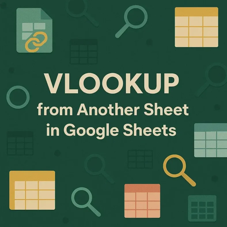featured image - google sheets vlookup from another sheet