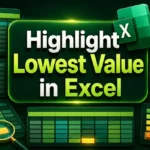 featured image - highlight lowest value in excel