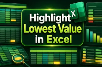 featured image - highlight lowest value in excel
